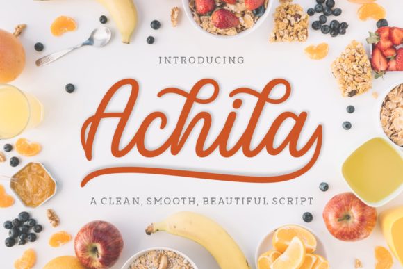 Achila Script Handwritten Font for Bold Digital Design