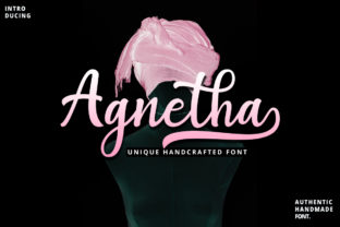Agnetha Script Handwritten Font for Makers