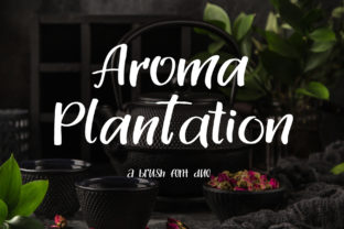 Aroma Plantation Duo: A Script Handwritten Font for Warm, Expressive Typography