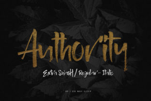Authority Script Handwritten Font for Modern Branding