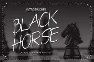 Black Horse Font for Bold Branding