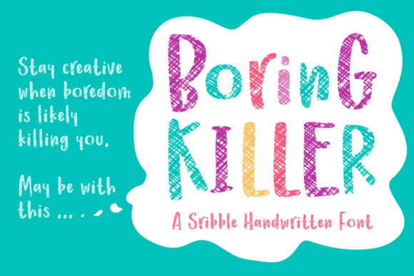 Boring Killer Font for Creative Makers