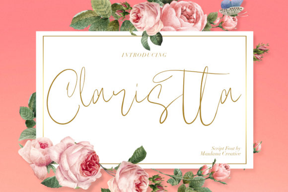 Claristta: A Script Handwritten Font for Editorial Elegance