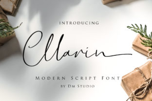 Cllarin: A Script Handwritten Font for Calm, Confident Editorial Design