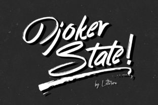 Djoker State: A Script Handwritten Font for Digital Branding