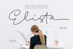 Elista: A Script Handwritten Font for Casual, Confident Digital Typography