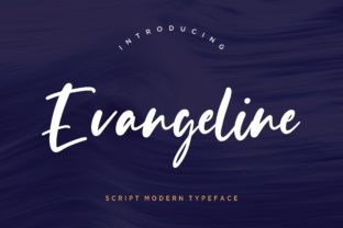 Evangeline Script Handwritten Font for Timeless Editorial Charm