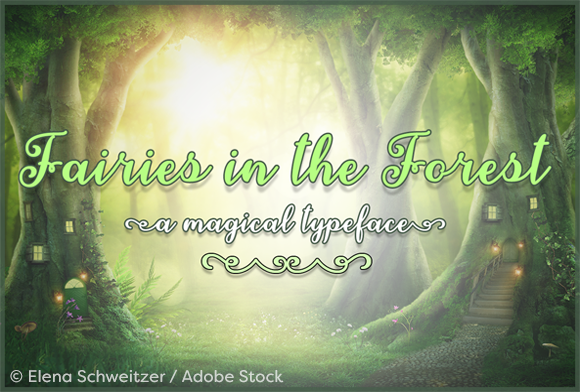 Fairies in the Forest Script Handwritten Font