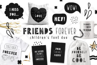 Friends Forever Duo Font Review