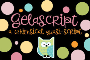 Gelascript Font for Creative Campaigns