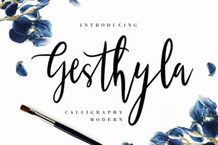 Gesthyla Script Handwritten Font for Authentic Branding