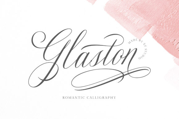Glaston: A Romantic Script Handwritten Font for Standout Branding