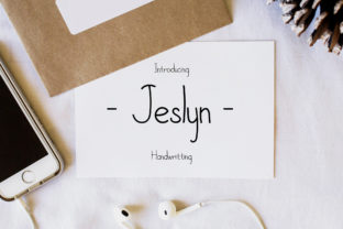 Jeslyn Script Handwritten Font for Sweet, Adorable Branding