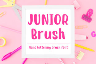 Junior Brush: A Clean Script Handwritten Font for Campaign Clarity