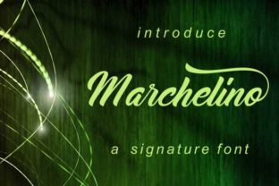 Marchelino Script Handwritten Font for Makers