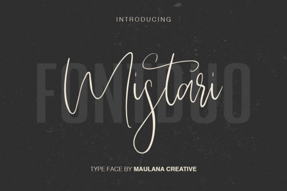 Mistari: A Luxurious Script Handwritten Font Pair