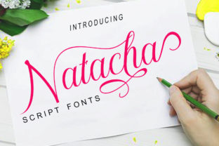 Natacha Modern Calligraphy Font for Handmade Creators