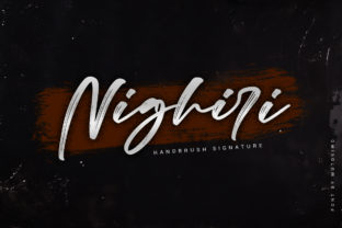 Nighiri: A Classy Script Handwritten Typeface for Editorial Elegance