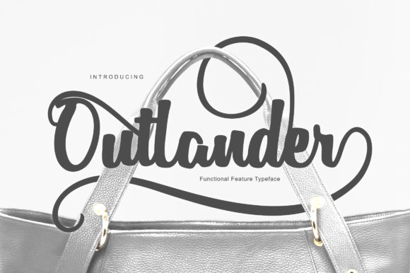 Outlander Script Handwritten Font for Editorial Design