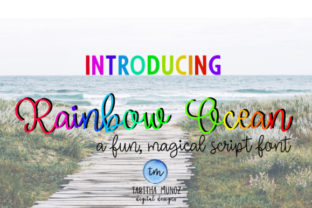 Rainbow Ocean Font for Web Design