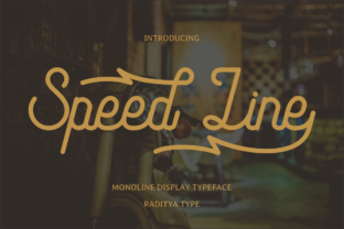 Speed Line: A Vintage Script Handwritten Font for Distinctive Branding