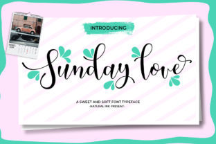 Sunday Love Script Handwritten Font for Crafters