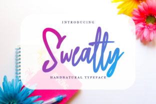 Sweatty Handwritten Typeface for Branding and Creative Projects