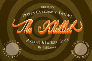 The Khallid: A Modern Calligraphy Typeface for Small Business Branding