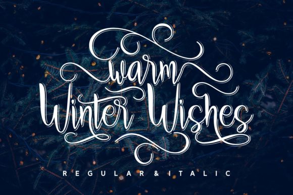 Warm Winter Wishes: A Cozy Script Handwritten Font for Seasonal Design