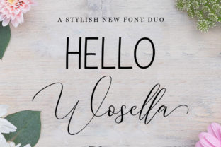 Wosella Duo: A Bold Script Handwritten Font for Standout Web Design